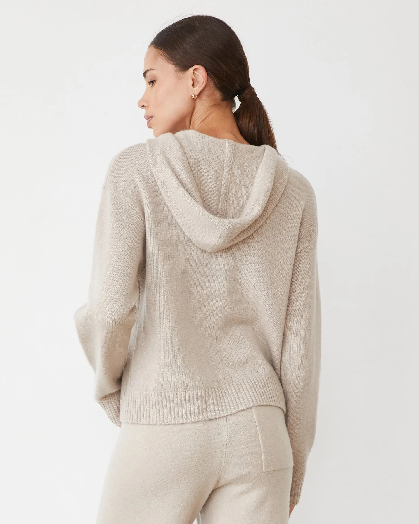 Cashmere Zip Up Hoody Mood Booster