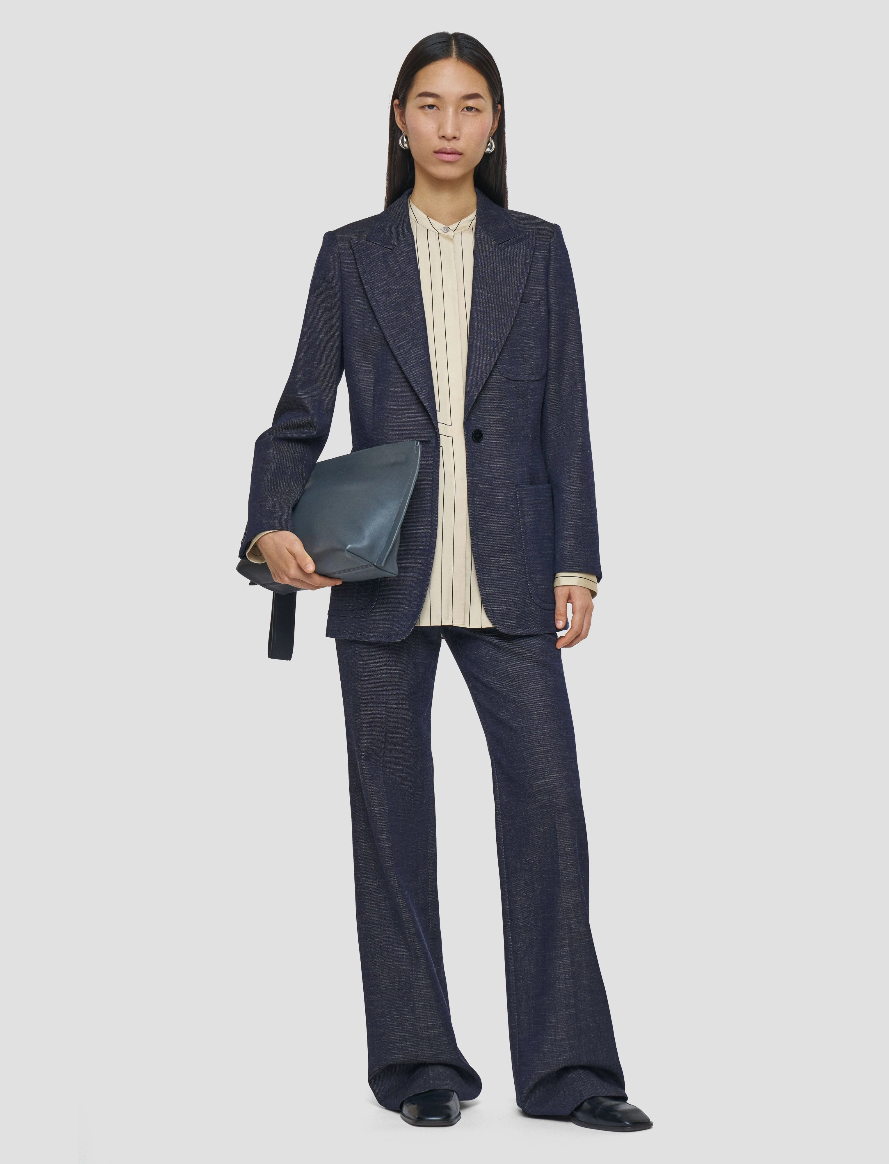 Neutral Tones Breathable Feel Cassini Sartorial Denim Jacket
