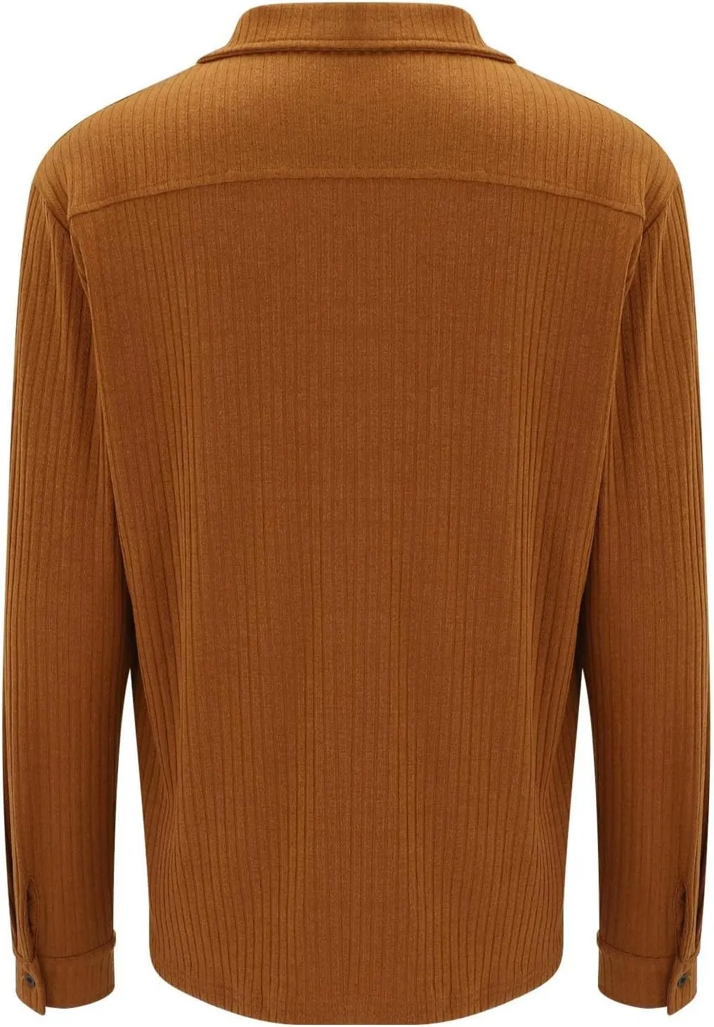 Casual Dress Shirts for Men Striped Shirts Ribbed Knit Textured Button Down Shirts Athletic Fit Long Sleeve