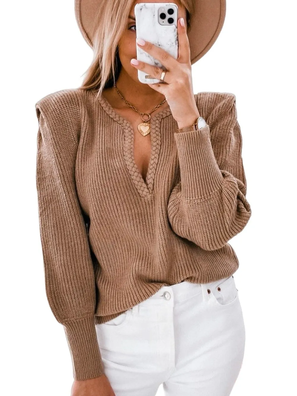 Casual Knit Sweater for Women