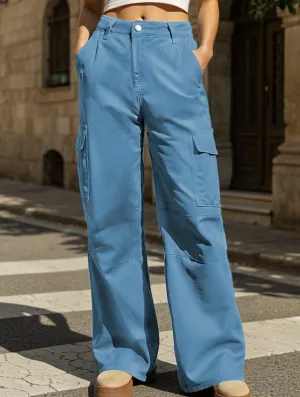 Casual loose slim denim straight pants SlimFit