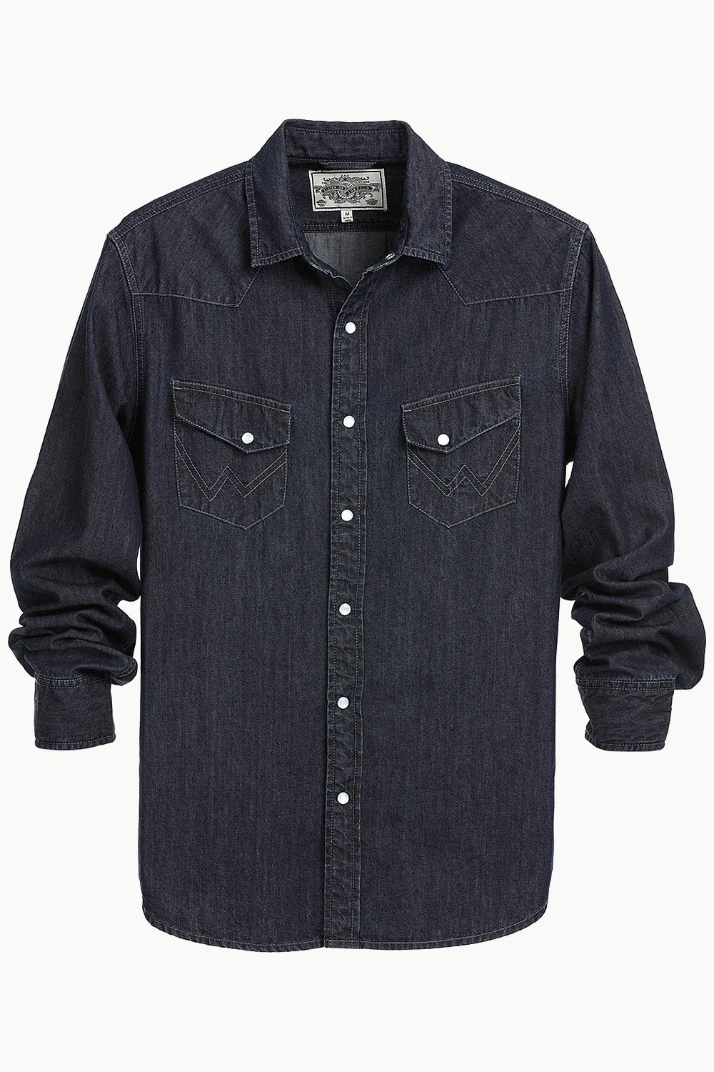 Casual Snap Button Denim Shirt