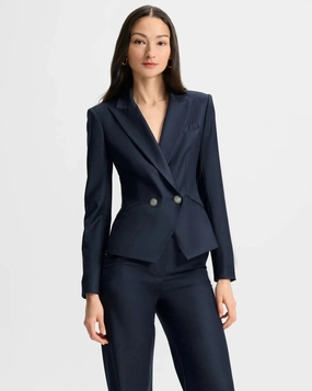 Souvenir Cropped Rickie Dickey Jacket Navy