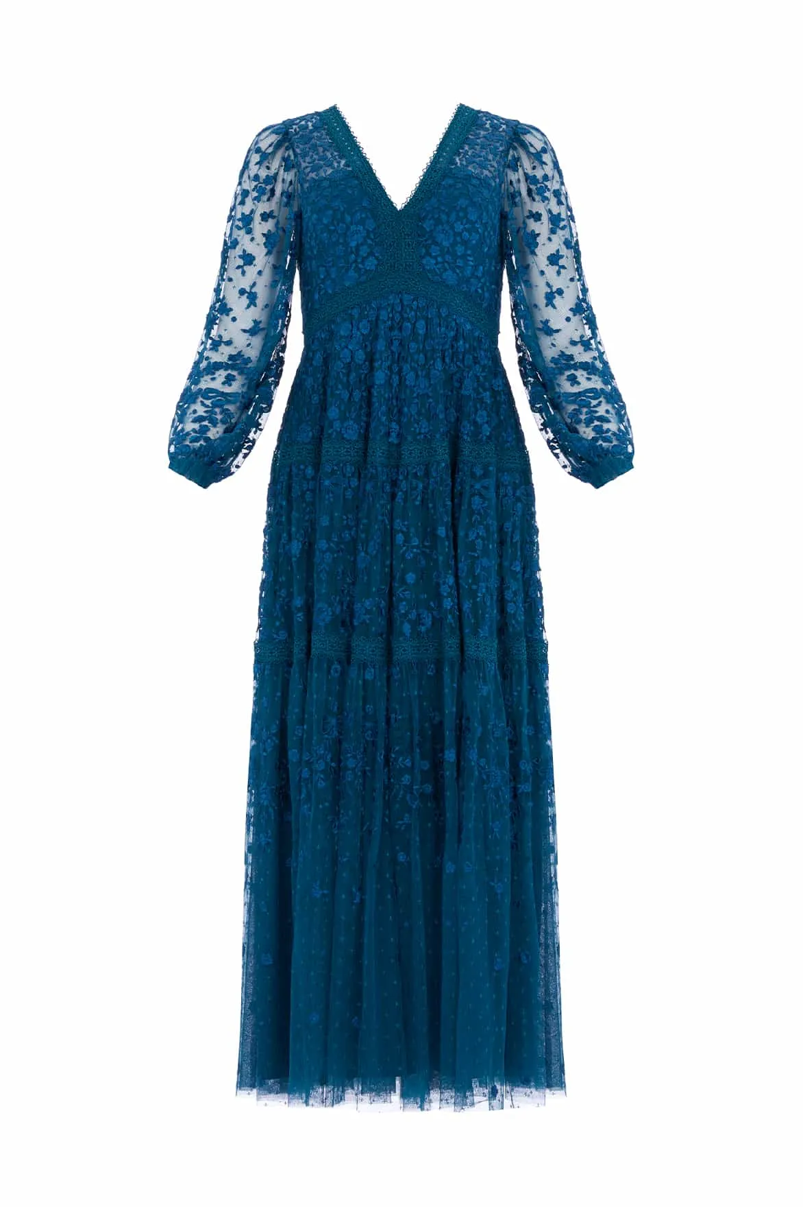 Silk Flow Celestia Ribbon Ankle Gown