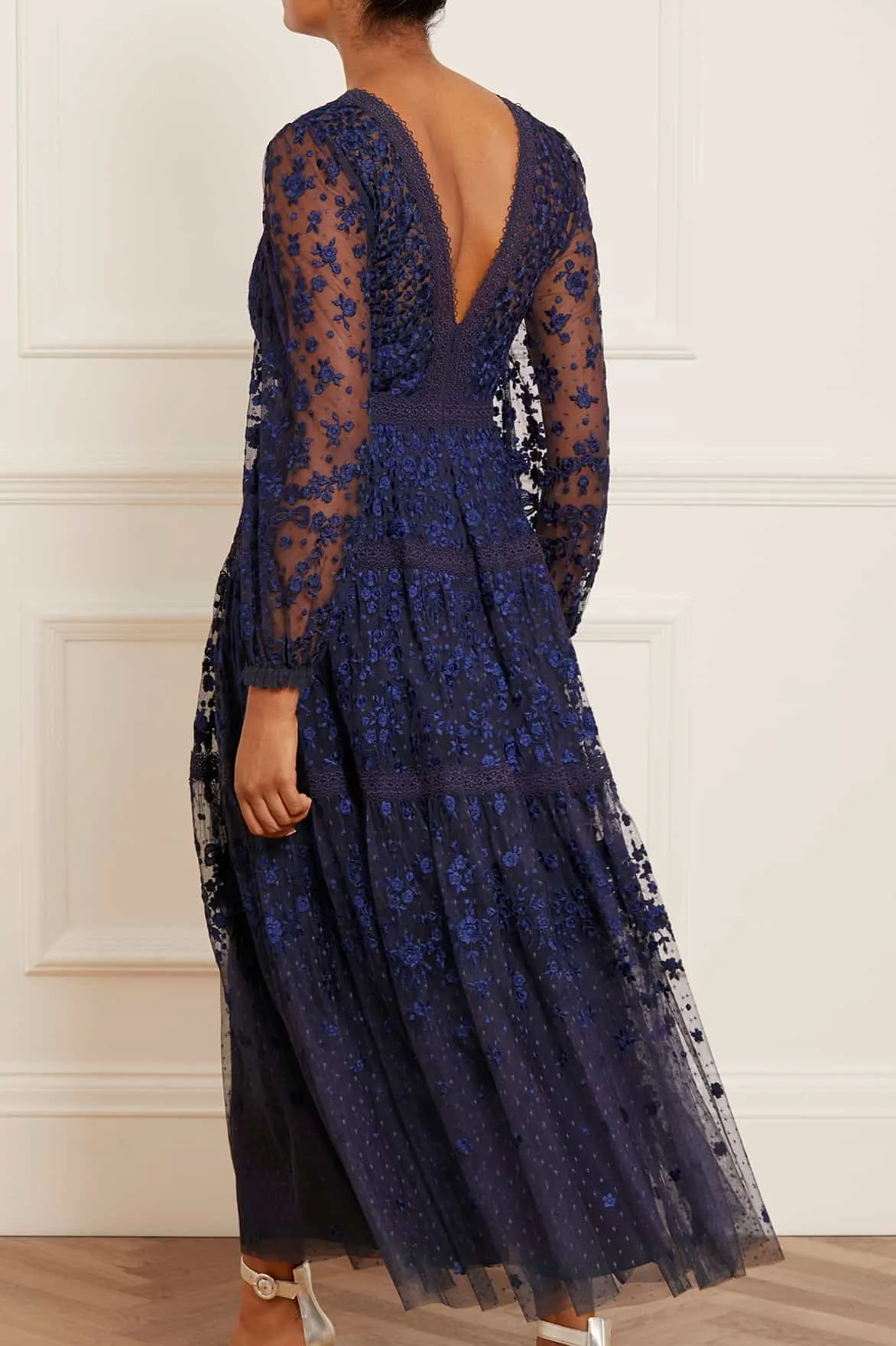 Celestia Ribbon Ankle Gown Pocket-Detail Daywear Fit