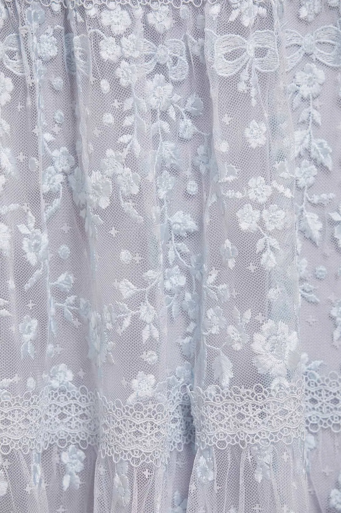 Red Carpet Contrasting Detail Celestia Ribbon Ankle Gown