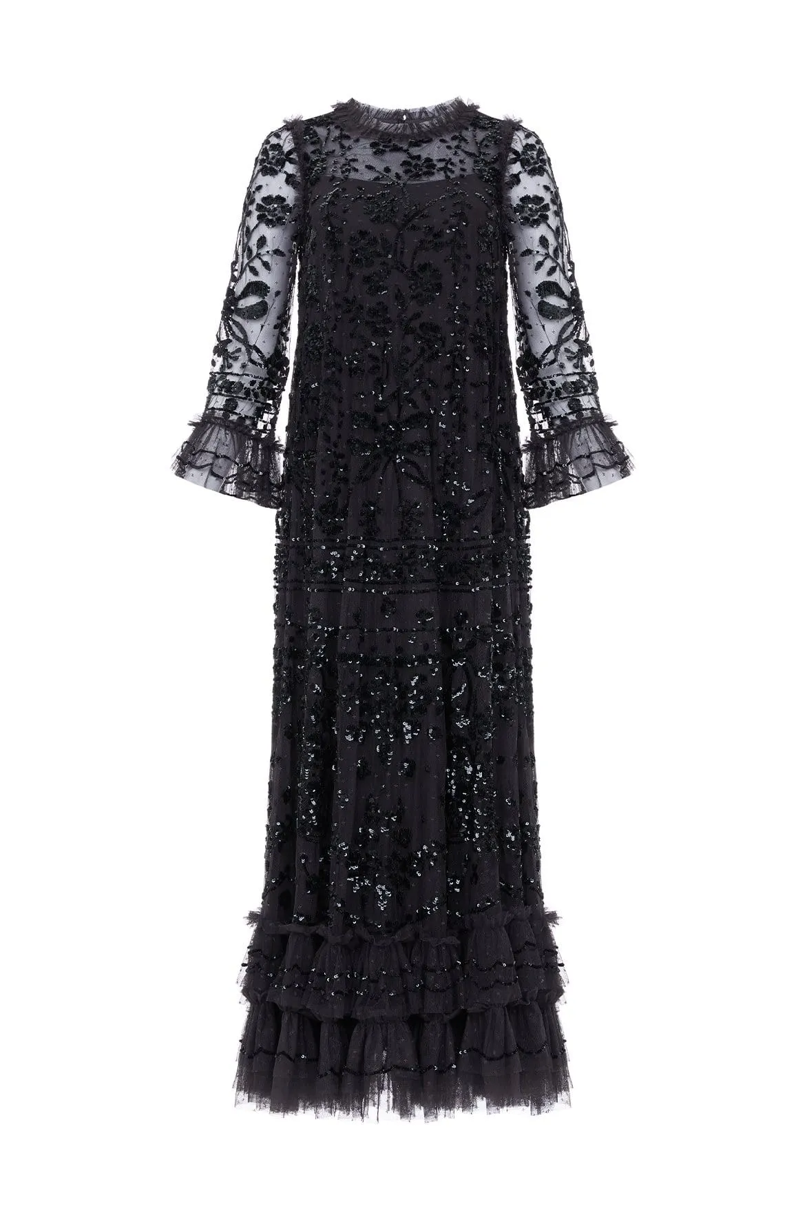Celia Long Sleeve Ankle Gown Active Outfit