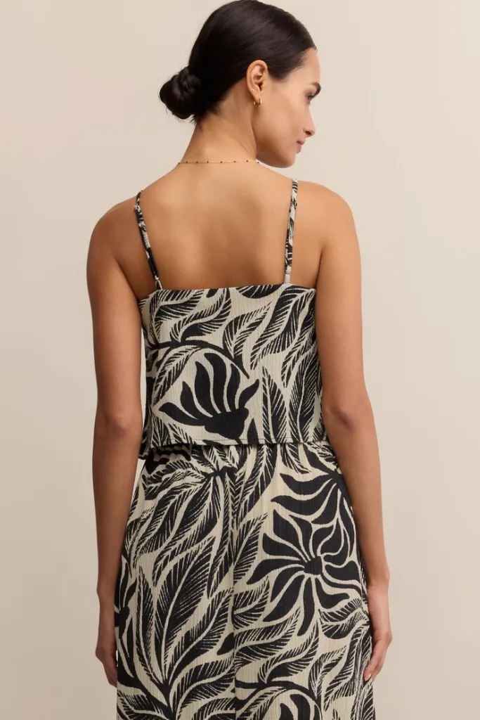 Nolan Palm Crop Tank by Z Supply SnagProof