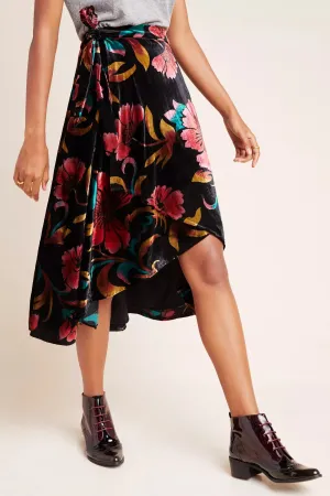 Velvet Wrap Skirt mix and match Slip Resistant Waist