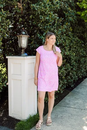 Charleston Cap Sleeve Dress Orchid Small Diana's Dot Autumn Mood Refined Simplicity
