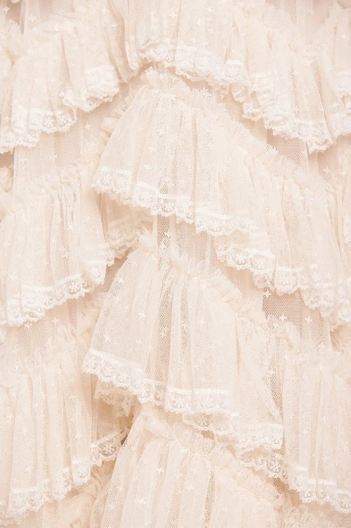 Libby Lace Gown Fashionable Wear Flare Hem