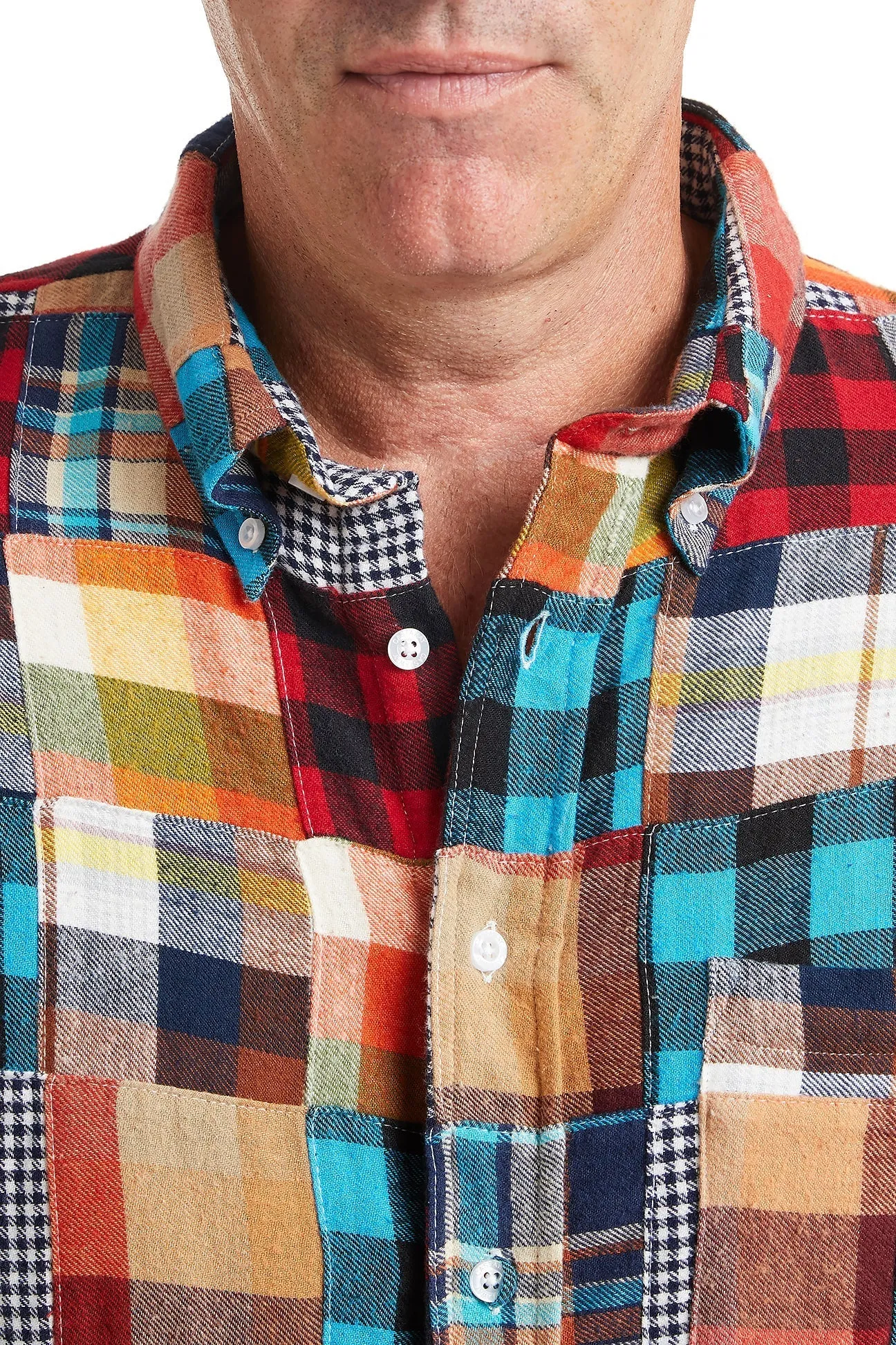 AllDay Comfort Chase Shirt Harvest Patch Madras