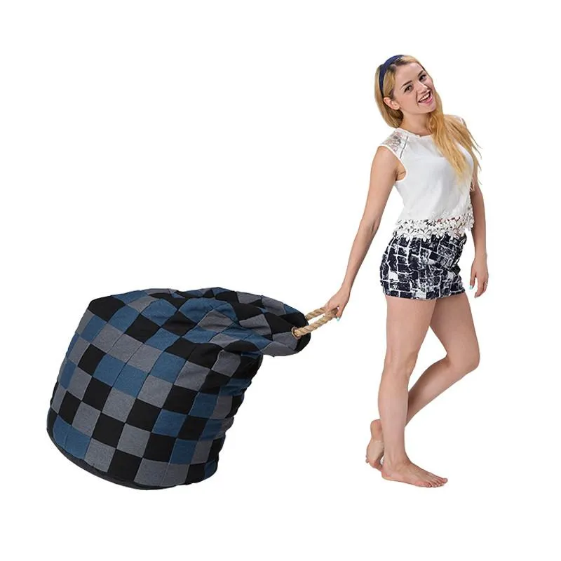 Checked Bean Bag