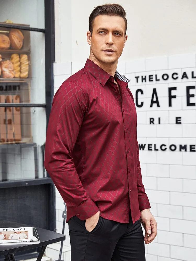 Checked Shirt Business Shirt