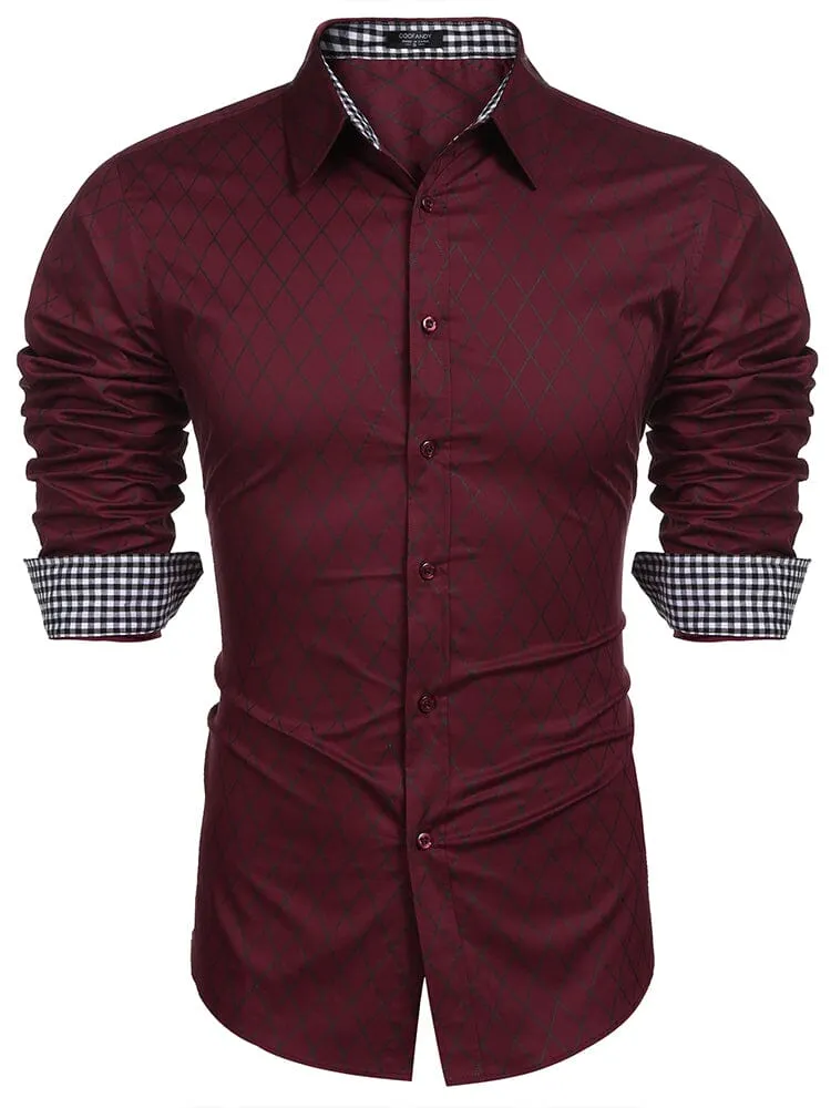 Checked Shirt Business Shirt