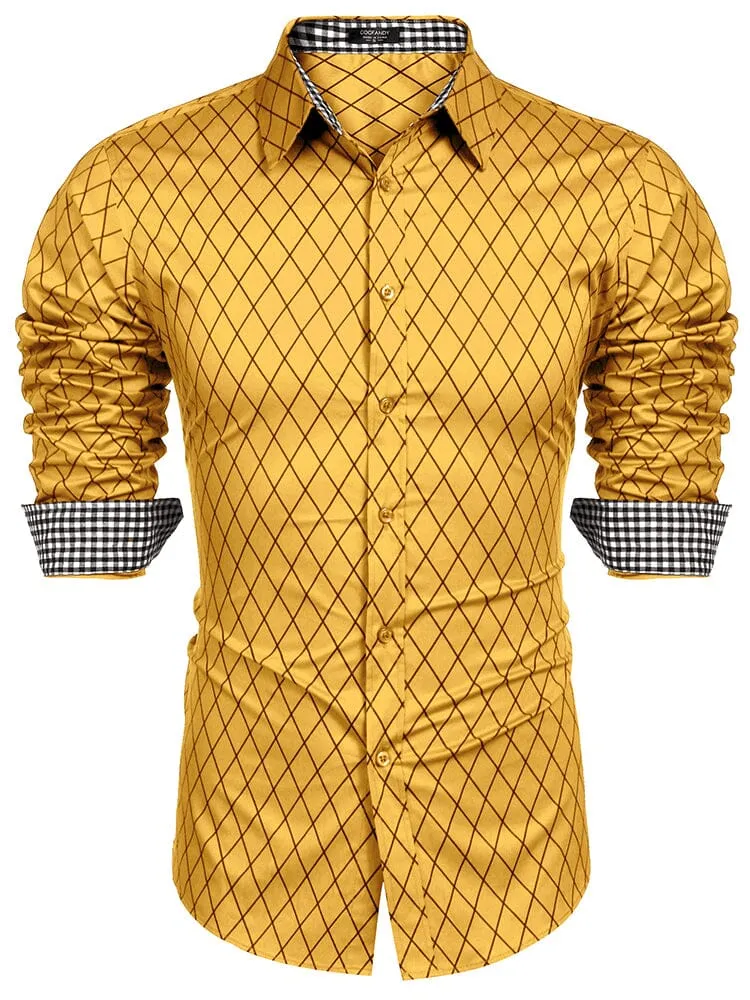 Checked Shirt Business Shirt