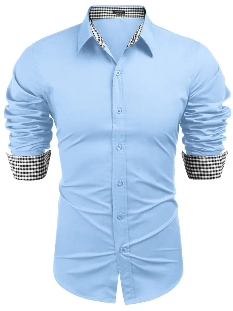 Checked Shirt Business Shirt