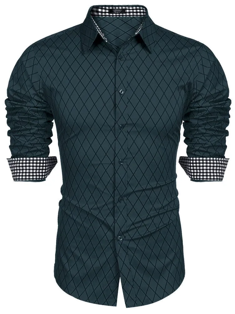 Checked Shirt Business Shirt