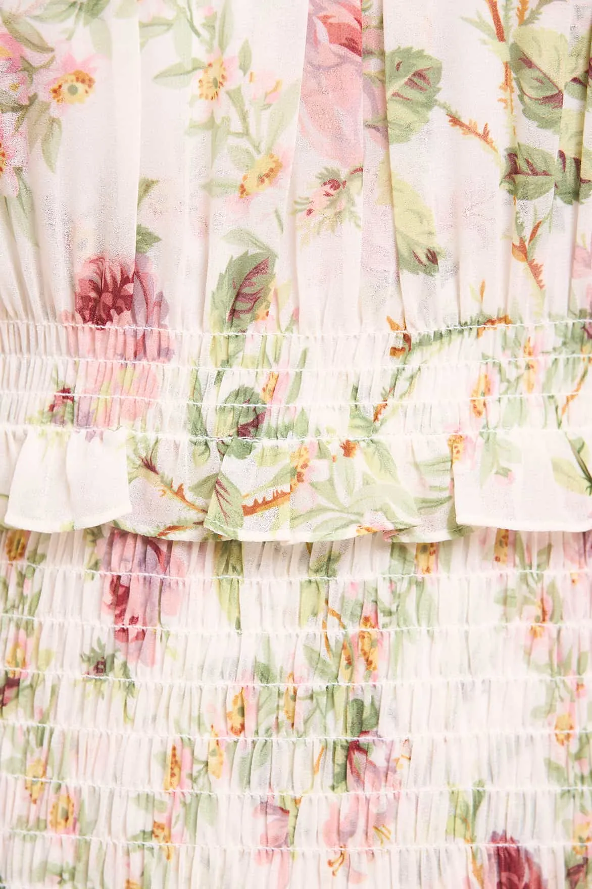 Colette's Rose Emilia Georgette Micro Mini Dress Silky Movement