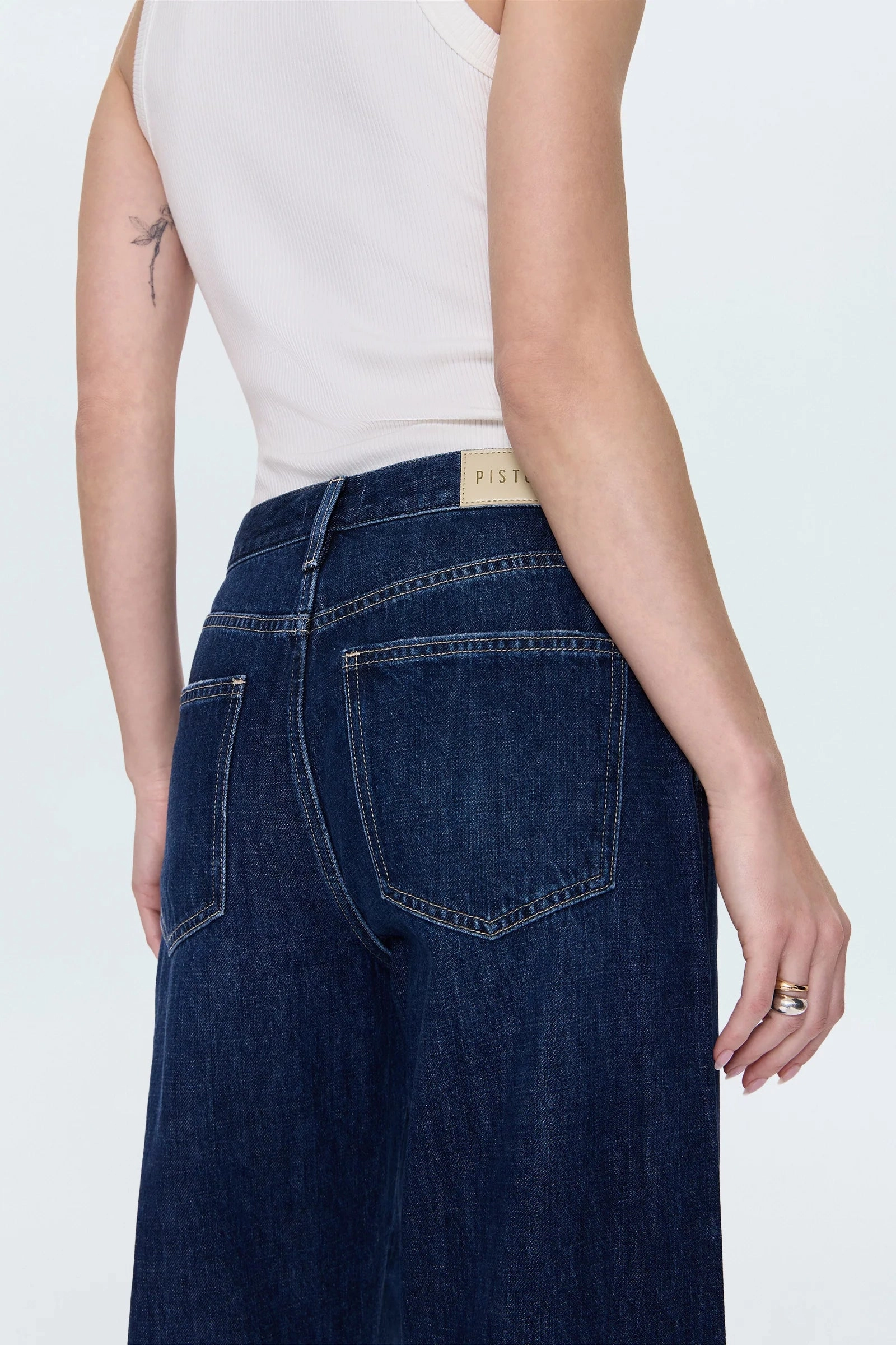 Slim Silhouette Fashion Lover Outdoor Enthusiast Pistola Kacey Mid Rise Cuffed Boyfriend Jean in Cultivate