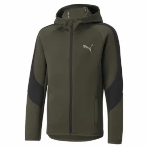 Children's Sports Jacket Puma Evostripe Dark green