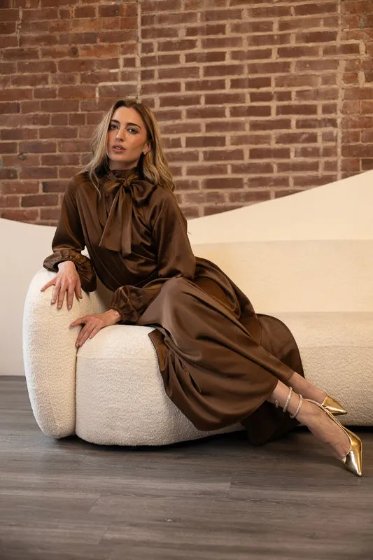 Chloe Satin Dress Daytime Mood