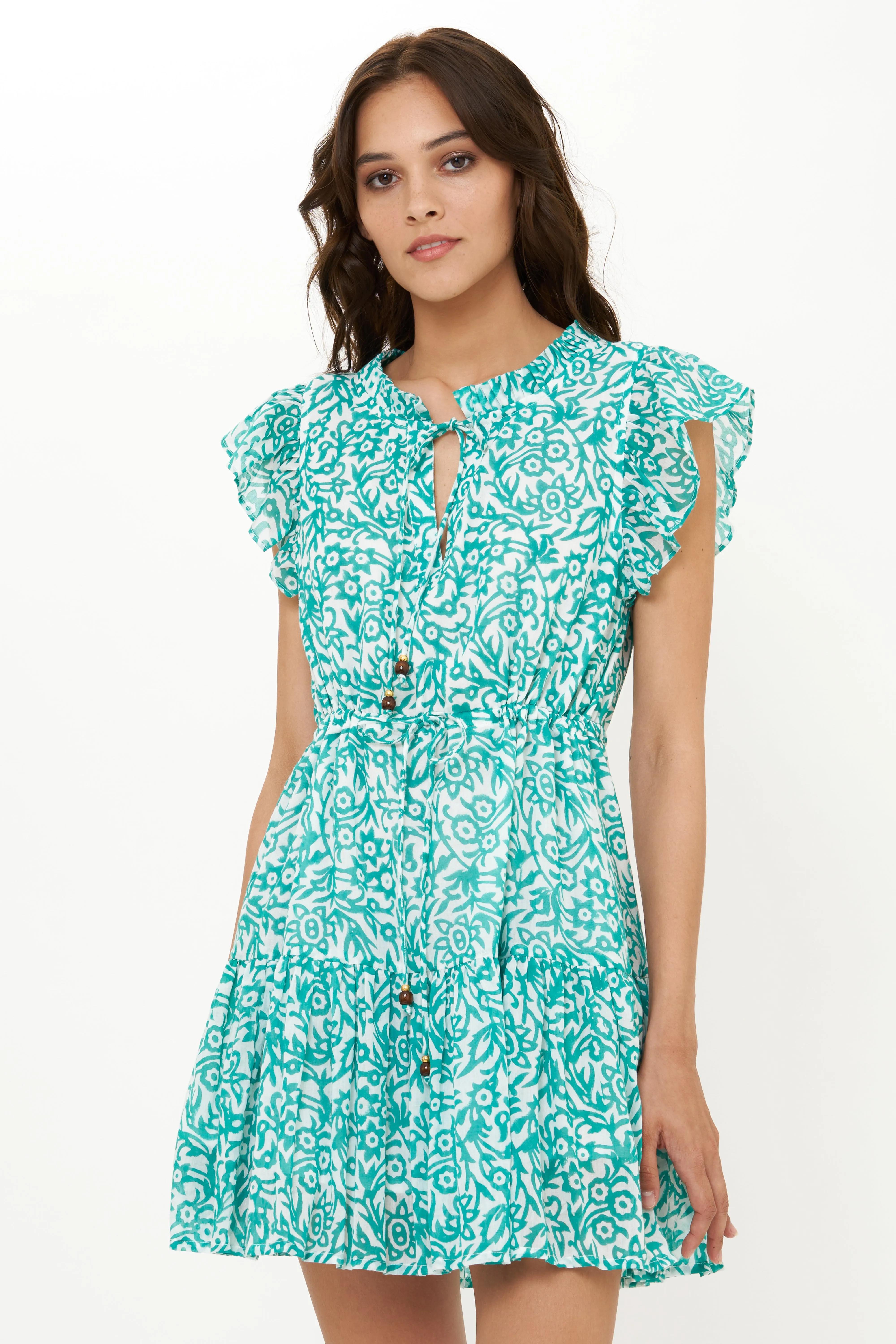 Cinched Flirty Short Cypress Jade Lounge Comfort