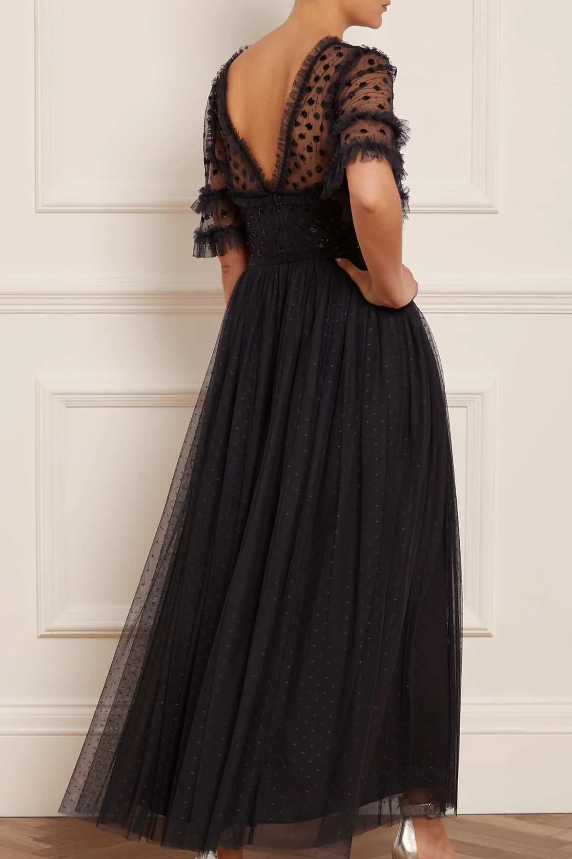 Thea Bodice Ankle Gown Easy Wrap