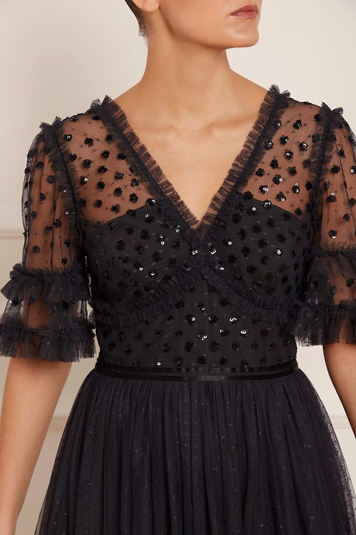 Street-Style Quick Drying Thea Bodice Ankle Gown