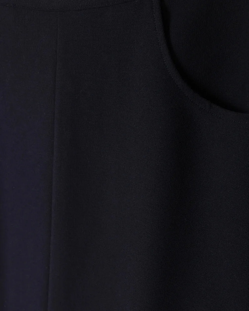 Story Navy Booker Skirt W-20239 Contrast Stitching Smooth Cut