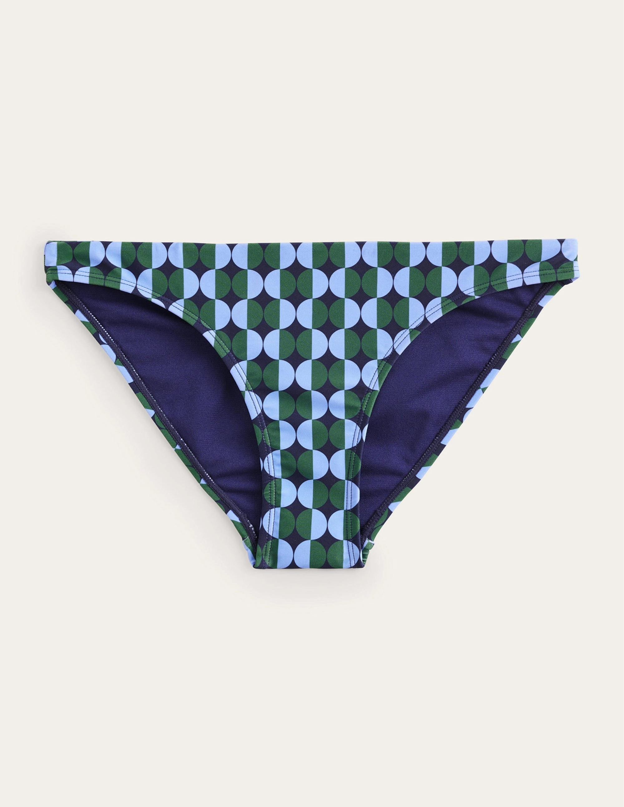 Tummy Control Classic Bikini Bottoms-Cornflower, Multi Geo