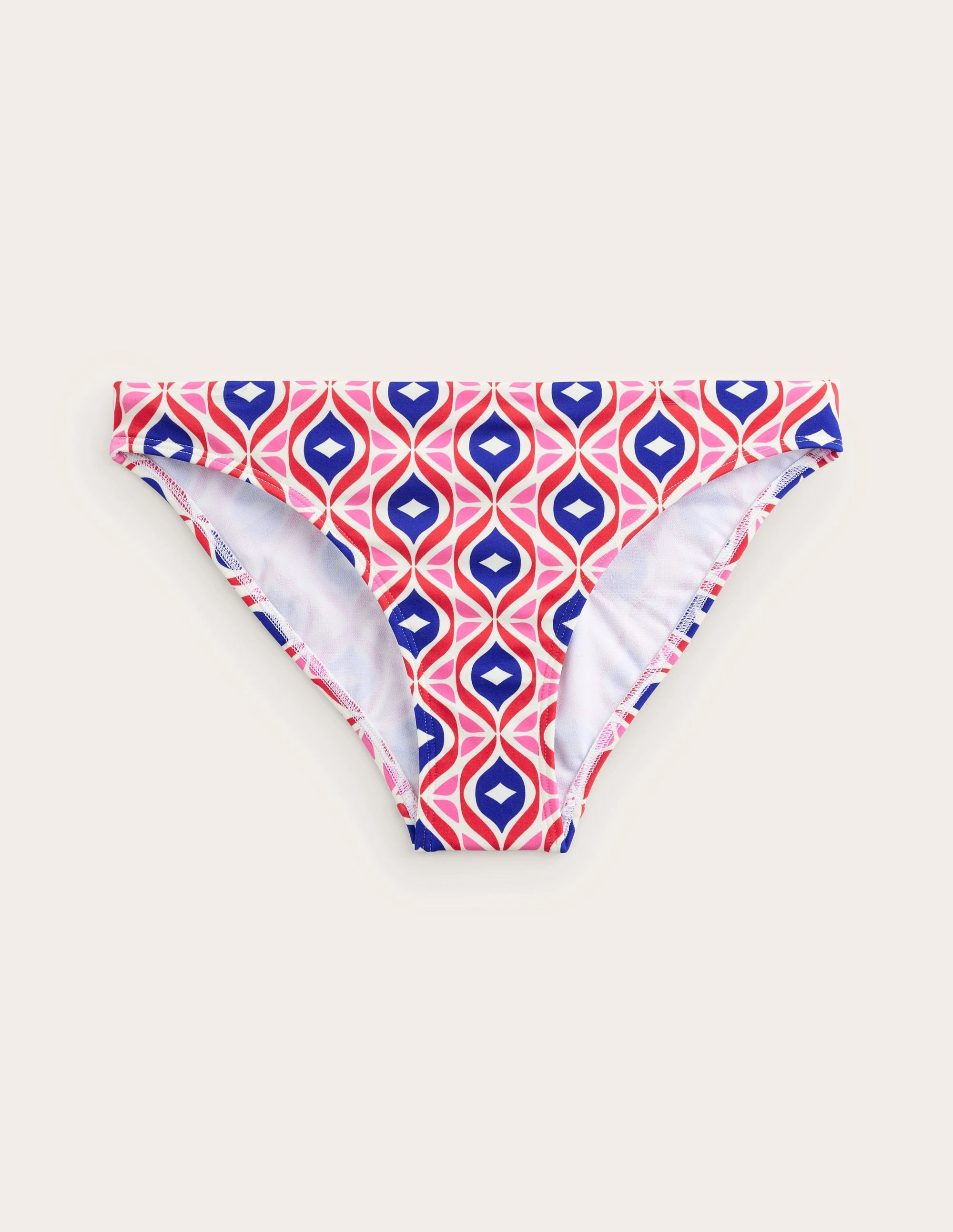 Poolside Wear Classic Bikini Bottoms-Rubicondo, Diamond Wave