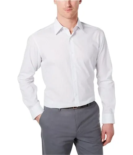 Club Room Mens Fashion Button Up Dress Shirt