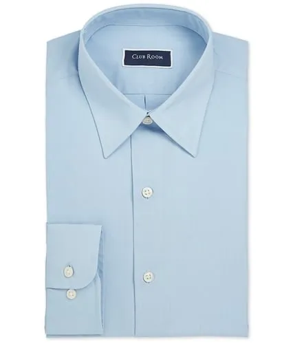 Club Room Mens Solid Slim Fit Button Up Dress Shirt