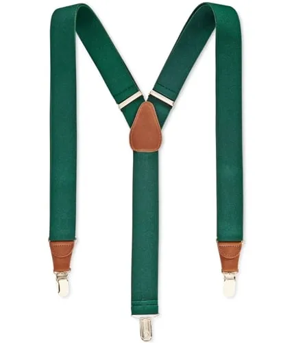 Club Room Mens Solid Woven Suspenders