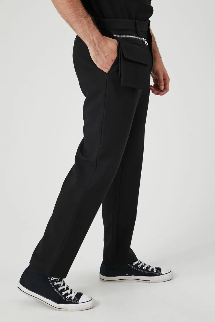 Coin Pouch Slim-Fit Pants