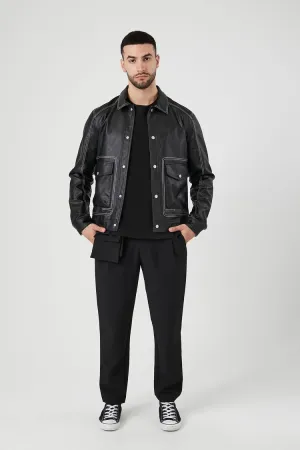Coin Pouch Slim-Fit Pants