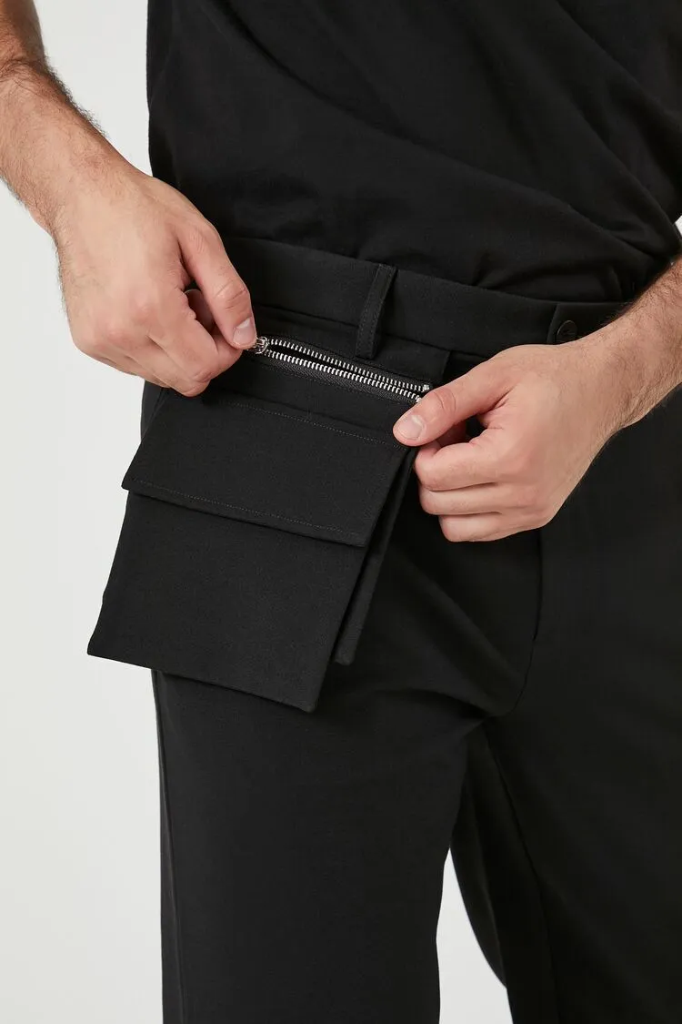 Coin Pouch Slim-Fit Pants
