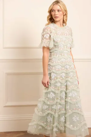 Modern Staple Everyday Piece Daisy Wave Ankle Gown