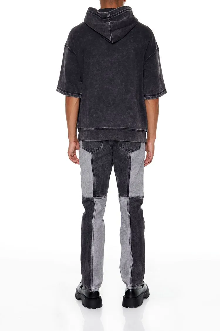Colorblock Slim-Fit Jeans