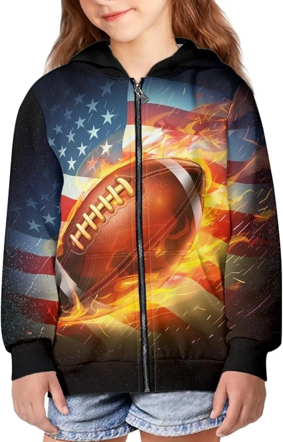 Colorful Cats Boys and Toddlers' Zip-up Hoodie Sweatshirt 6-16T Boys Girls Zip Up Hoodies Sweatshirts
