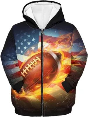 Colorful Cats Boys and Toddlers' Zip-up Hoodie Sweatshirt 6-16T Boys Girls Zip Up Hoodies Sweatshirts