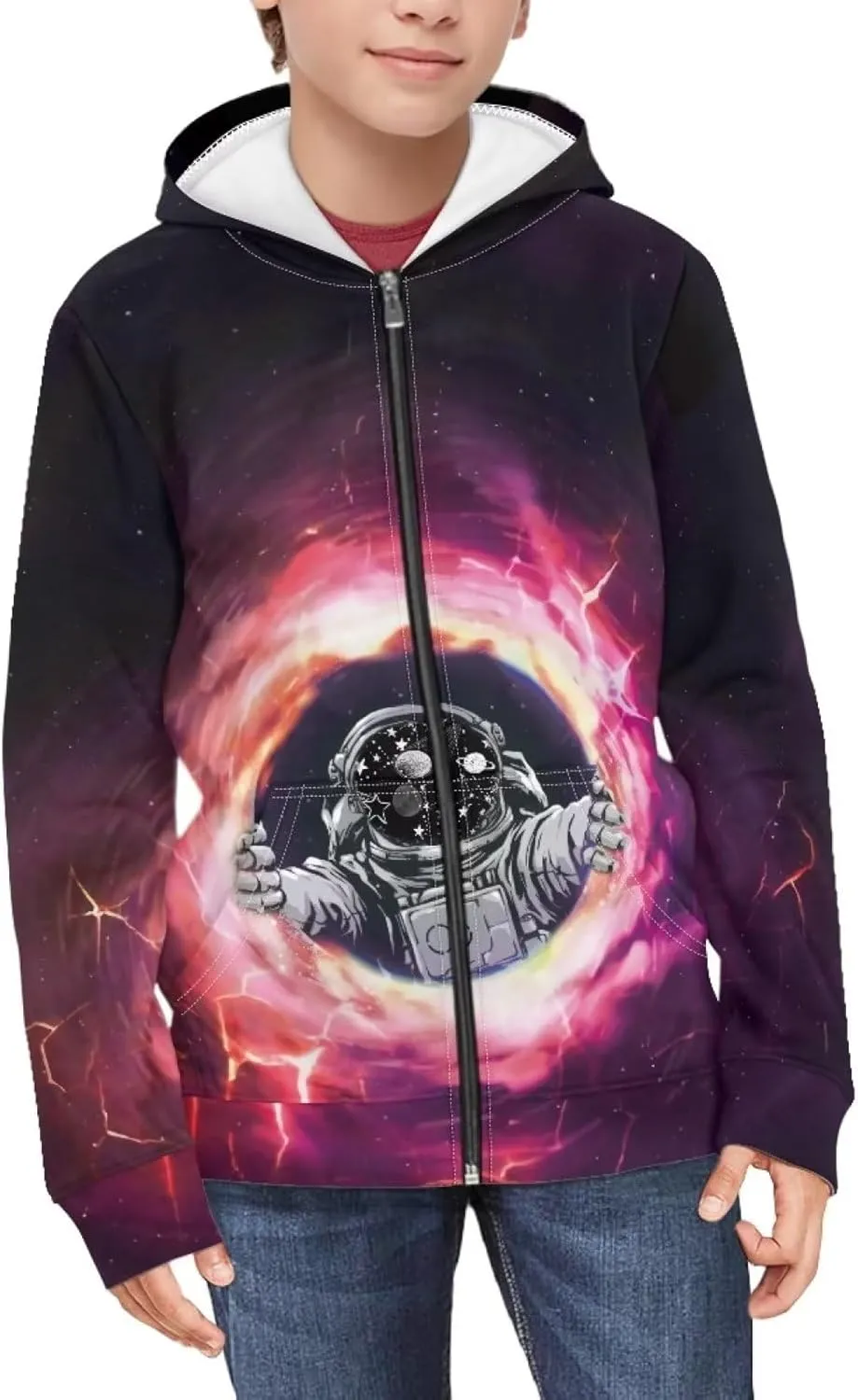 Colorful Cats Boys and Toddlers' Zip-up Hoodie Sweatshirt 6-16T Boys Girls Zip Up Hoodies Sweatshirts
