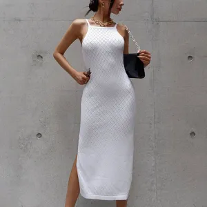 petite size Cool Elegance COTTON HALTER DRESS_CWDSD3406
