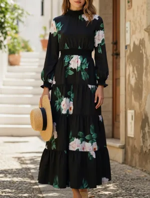 Relaxed Fit Design Chic Balance Made-and-match printed made-and-Dresses