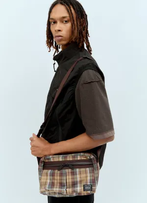 Comme des Garçons Homme x Porter Checked Ripstop Crossbody Bag