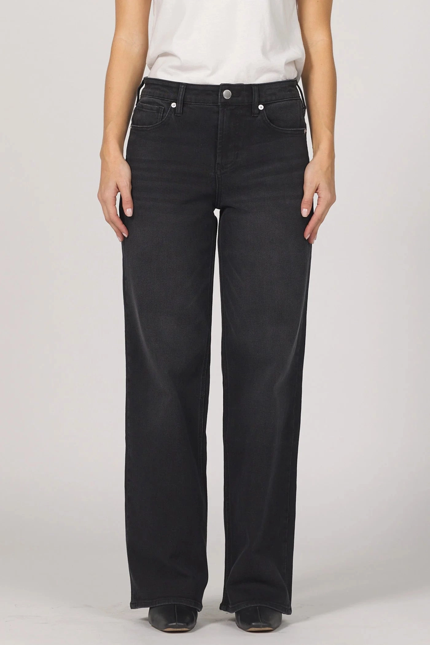 Dear John Taylor Straight Leg Jeans in Jet Set FadeResistant Finish