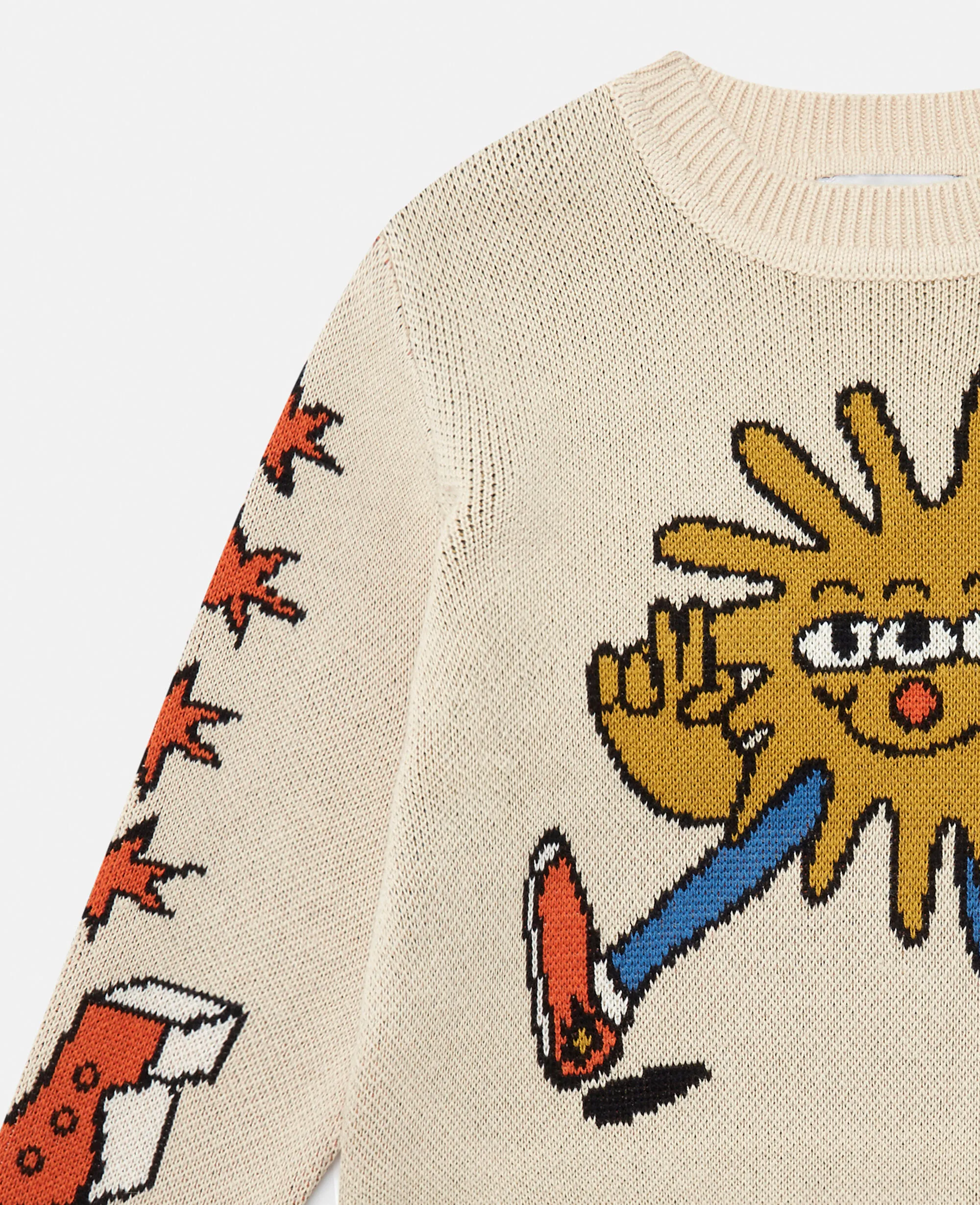 Cosmic Cowboy Knitted Graphic Sweater
