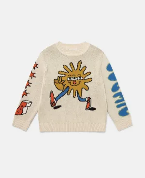 Cosmic Cowboy Knitted Graphic Sweater