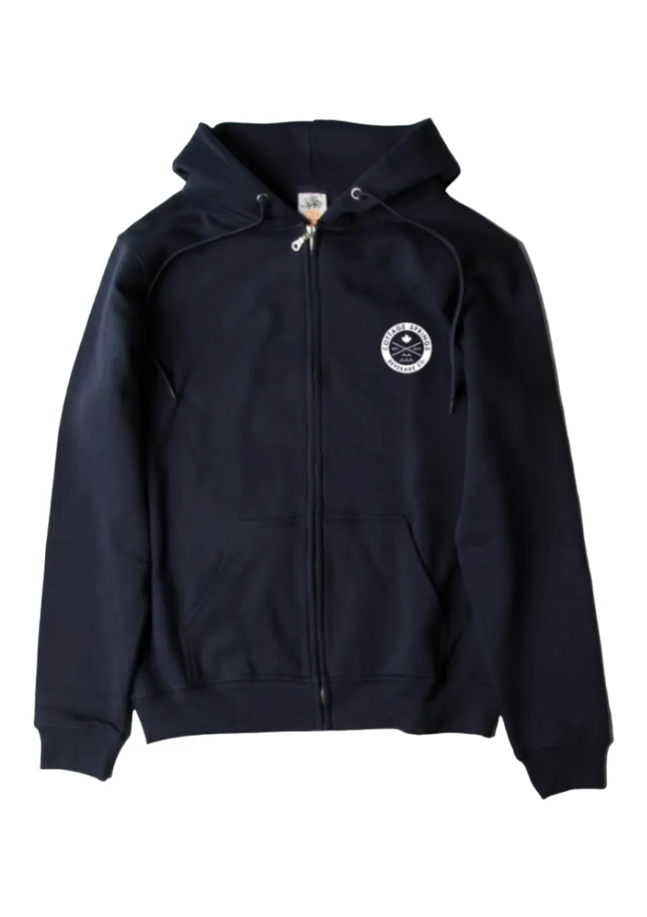 Cottage Season Full Zip - Navy
